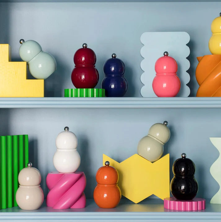 Addison Ross White Chubbie Salt or Pepper Mill