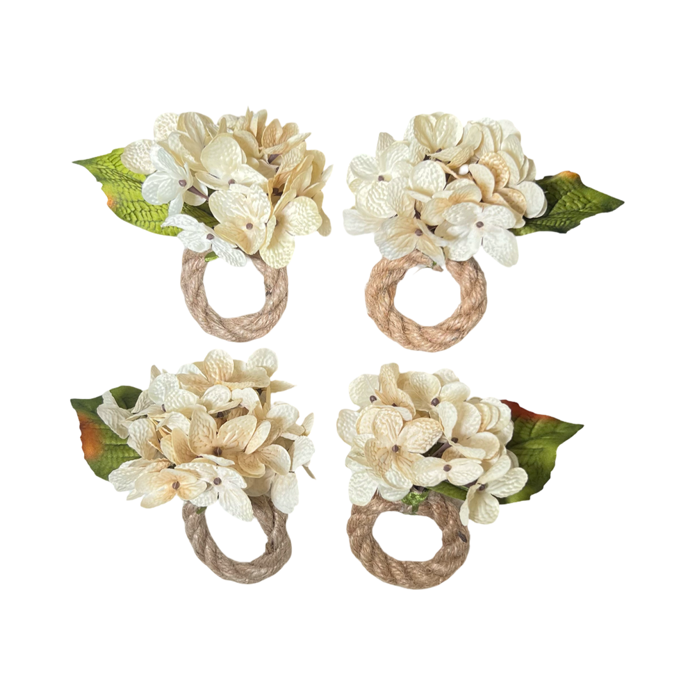 
                      
                        Beige Hydrangea Napkin Ring
                      
                    
