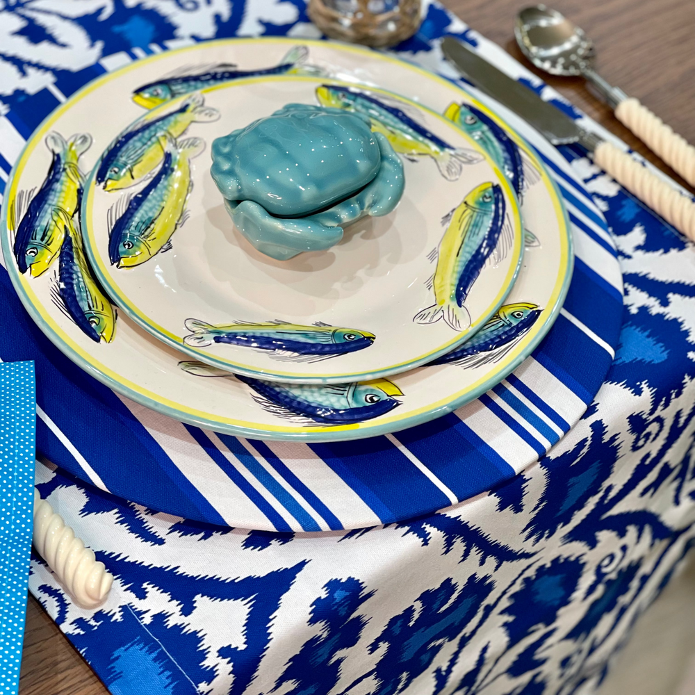 Blue Royal Provence Table Runner