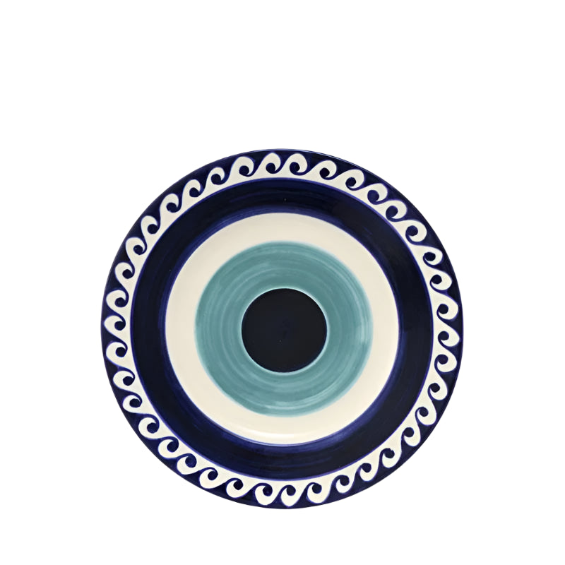 Luiz Salvador Greek Eye Dessert Plate