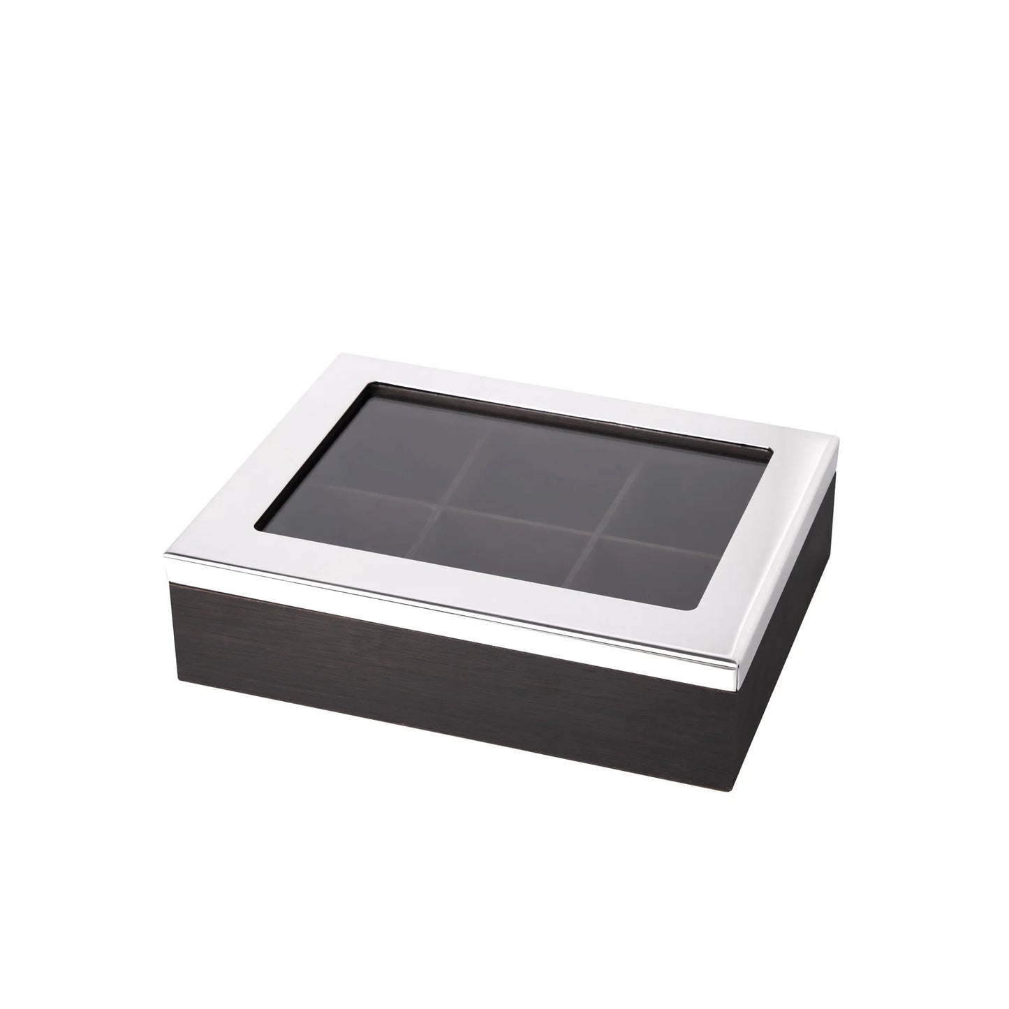 Sheffield Plate Wooden Tea Box