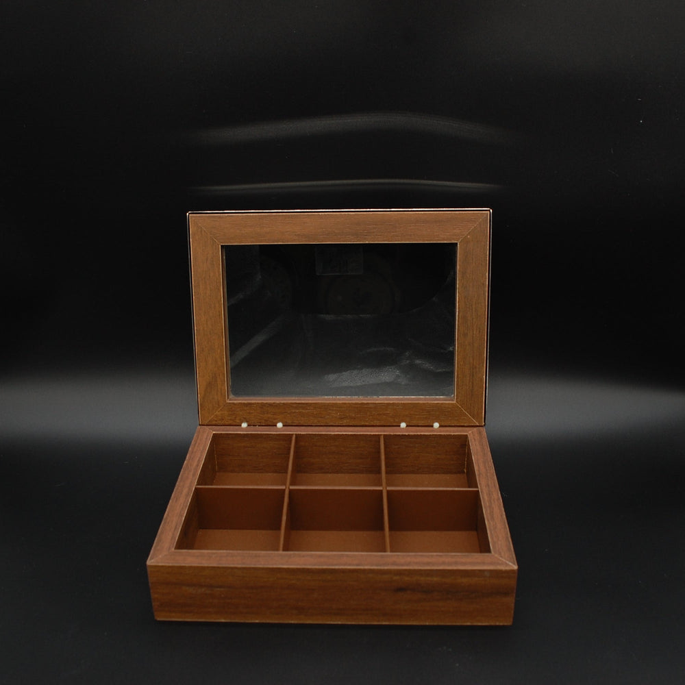 Sheffield Plate Wooden Tea Box