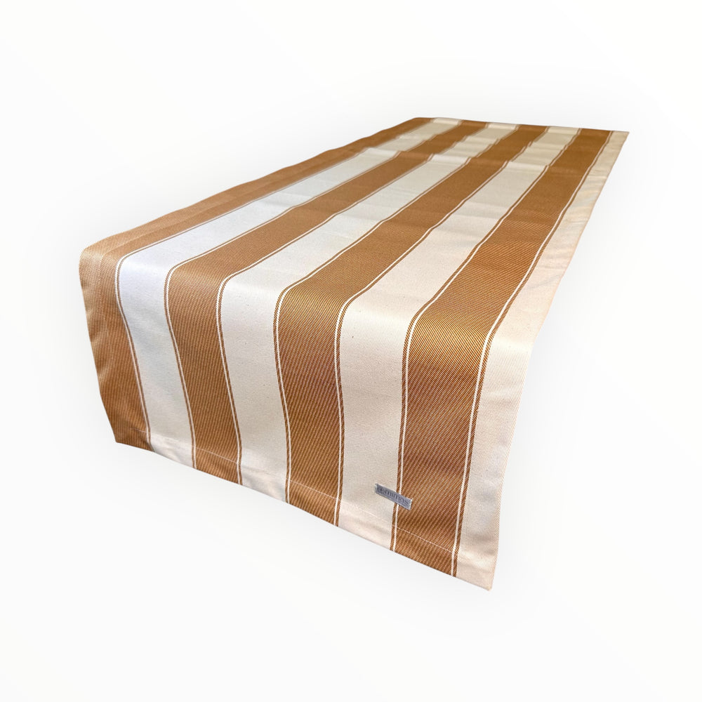 
                      
                        Caramel/Beige Stripe Table Runner
                      
                    