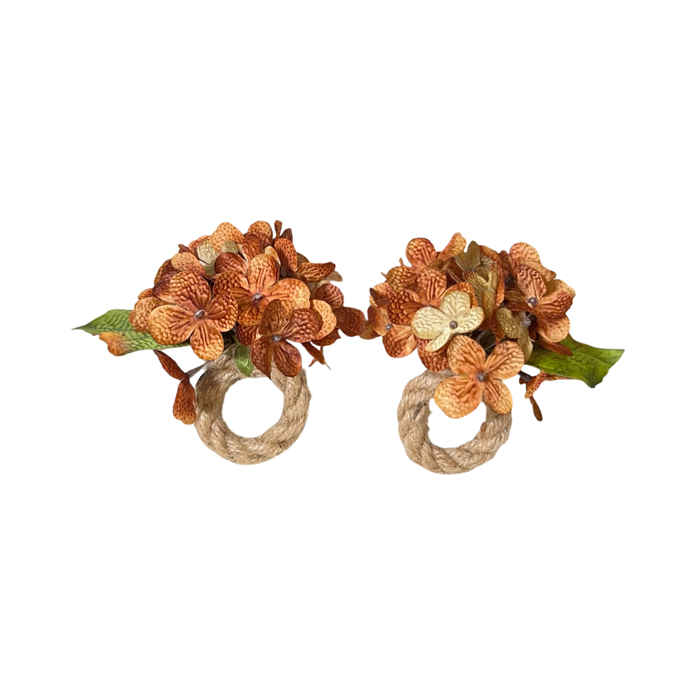 
                      
                        Caramel Hydrangea Napkin Ring
                      
                    