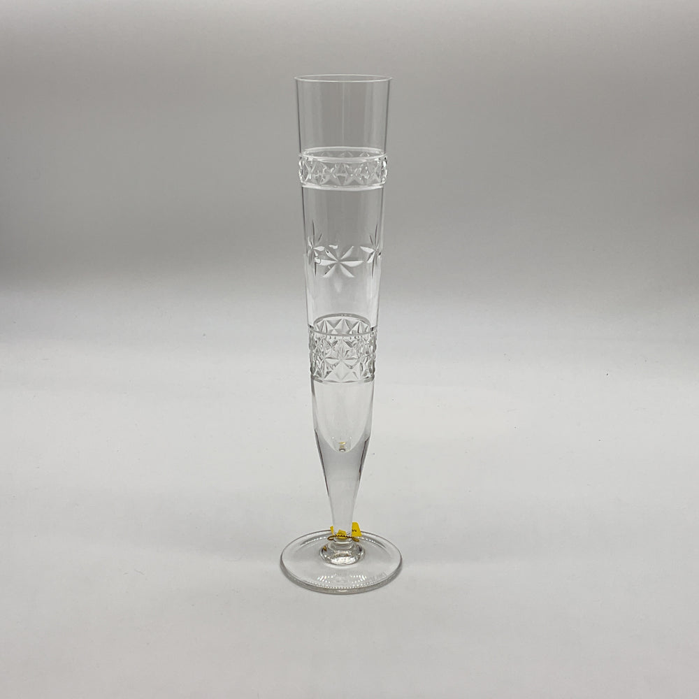 Compass Rose Clear Crystal Glass Flutes (06 pcs)