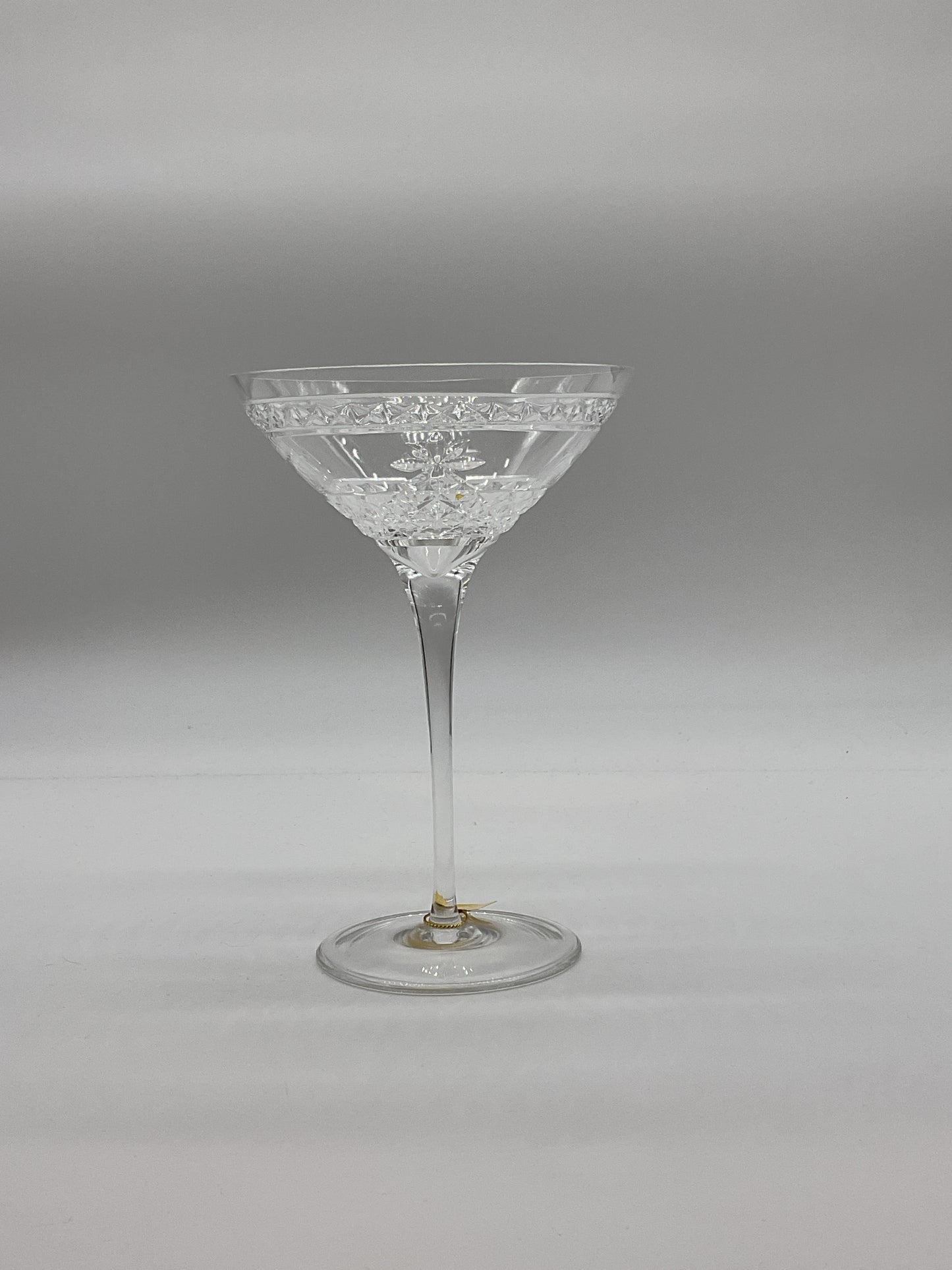 Compass Rose Clear Crystal Martini Glasses (06 pcs)