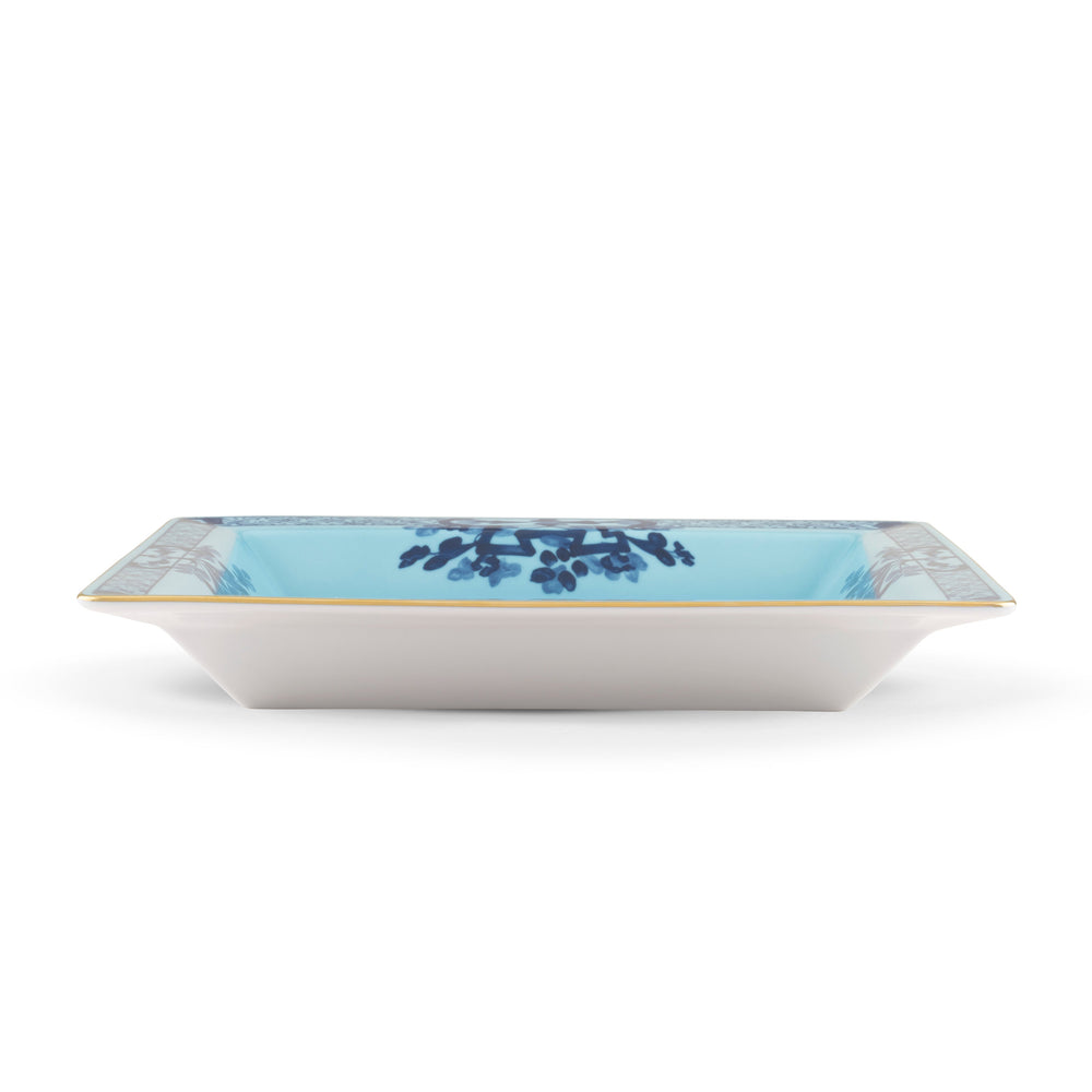
                      
                        Ginori 1735 Oriente Italiano Iris Large Square Change Tray
                      
                    