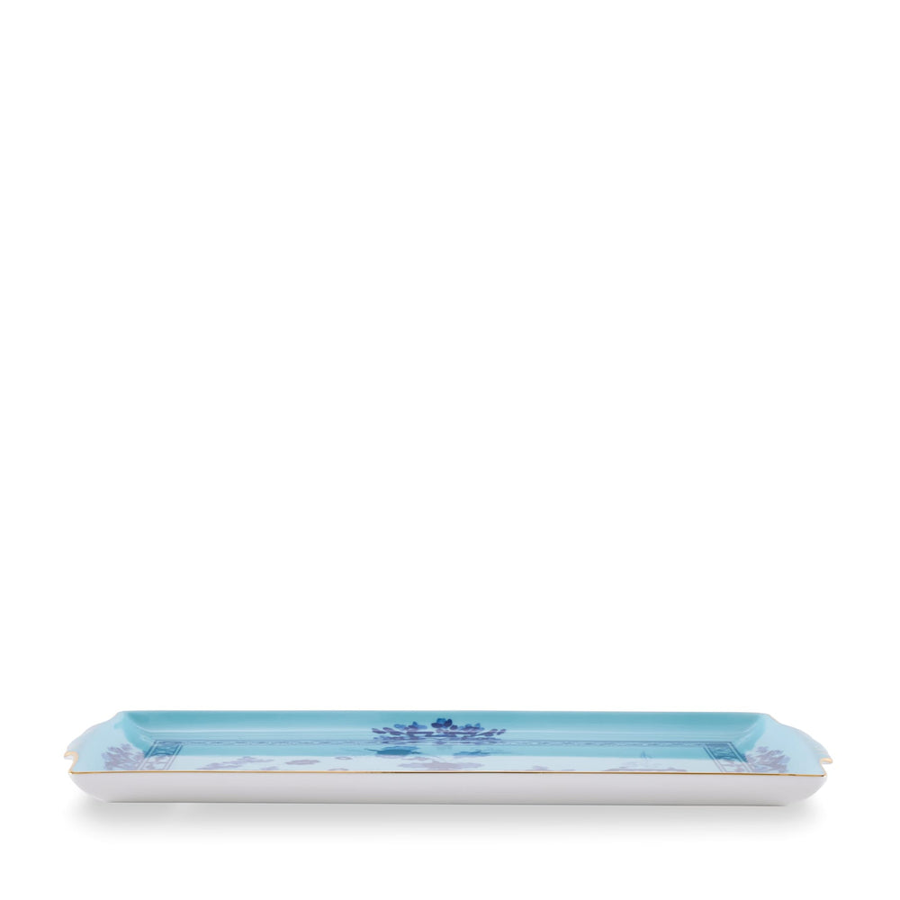 Ginori 1735 Oriente Italiano Iris Large Rectangular Tray