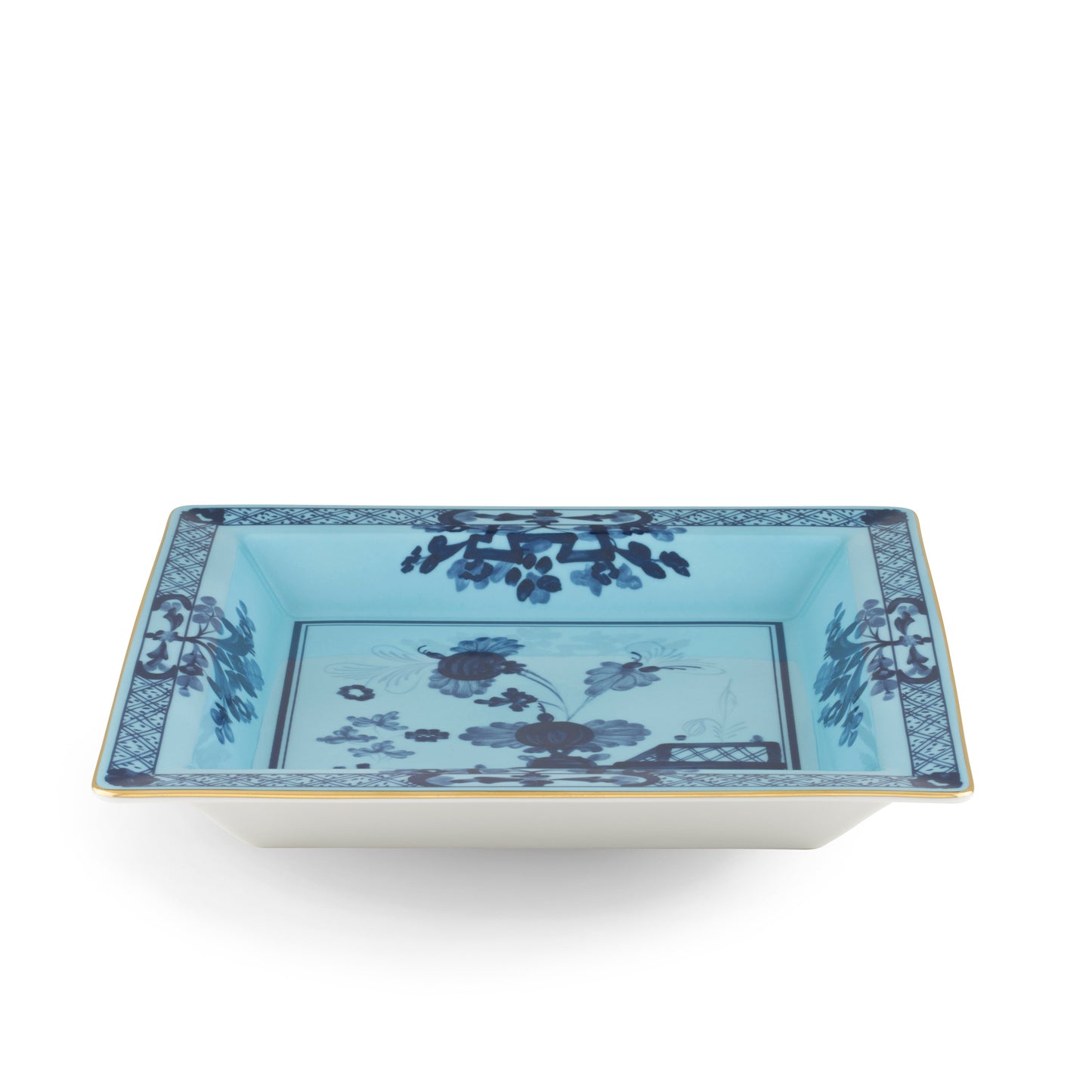 Ginori 1735 Oriente Italiano Iris Large Square Change Tray