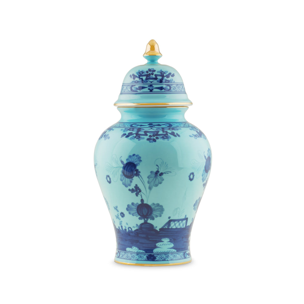 Ginori 1735 Oriente Italiano Iris Potiche Vase