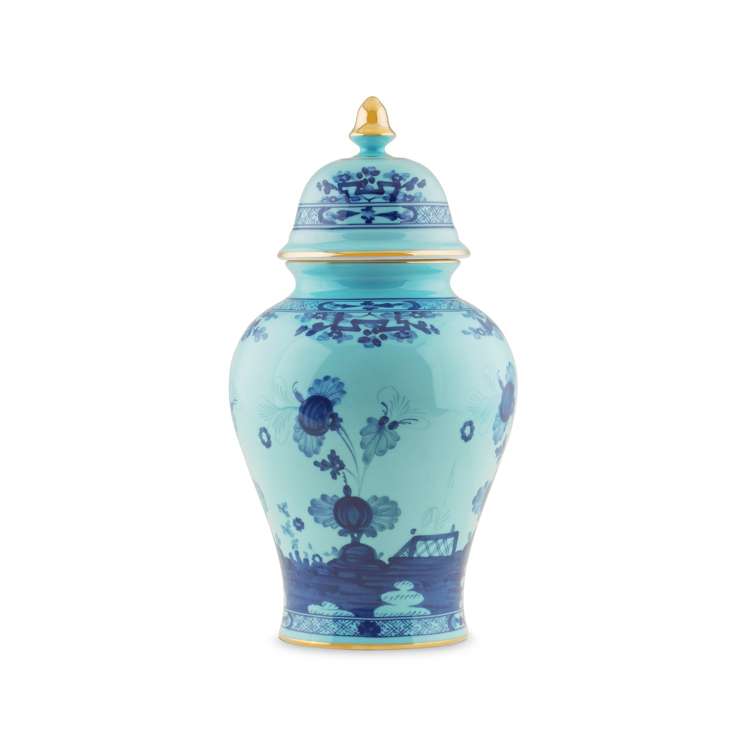 Ginori 1735 Oriente Italiano Iris Potiche Vase