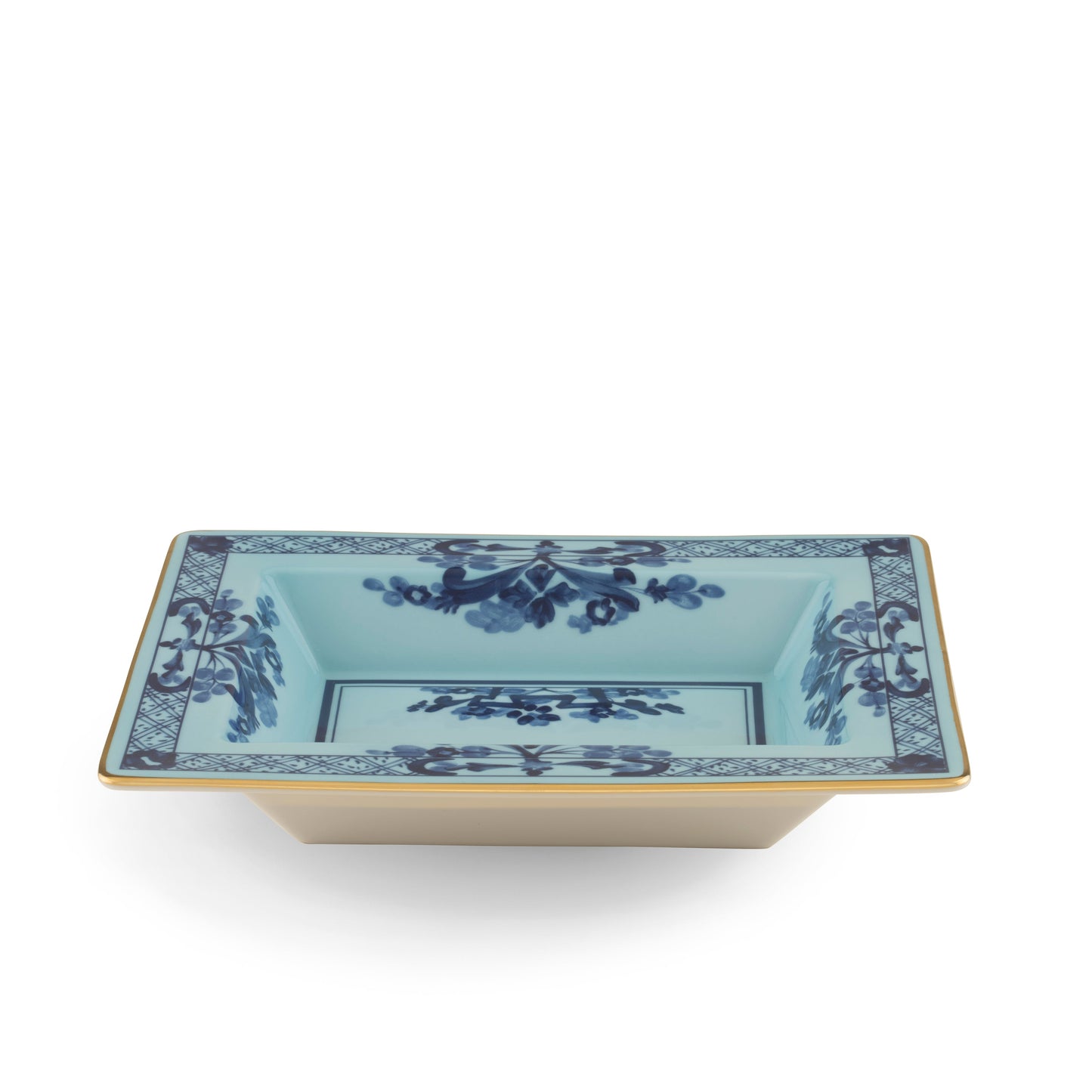Ginori 1735 Oriente Italiano Iris Rectangular Change Tray