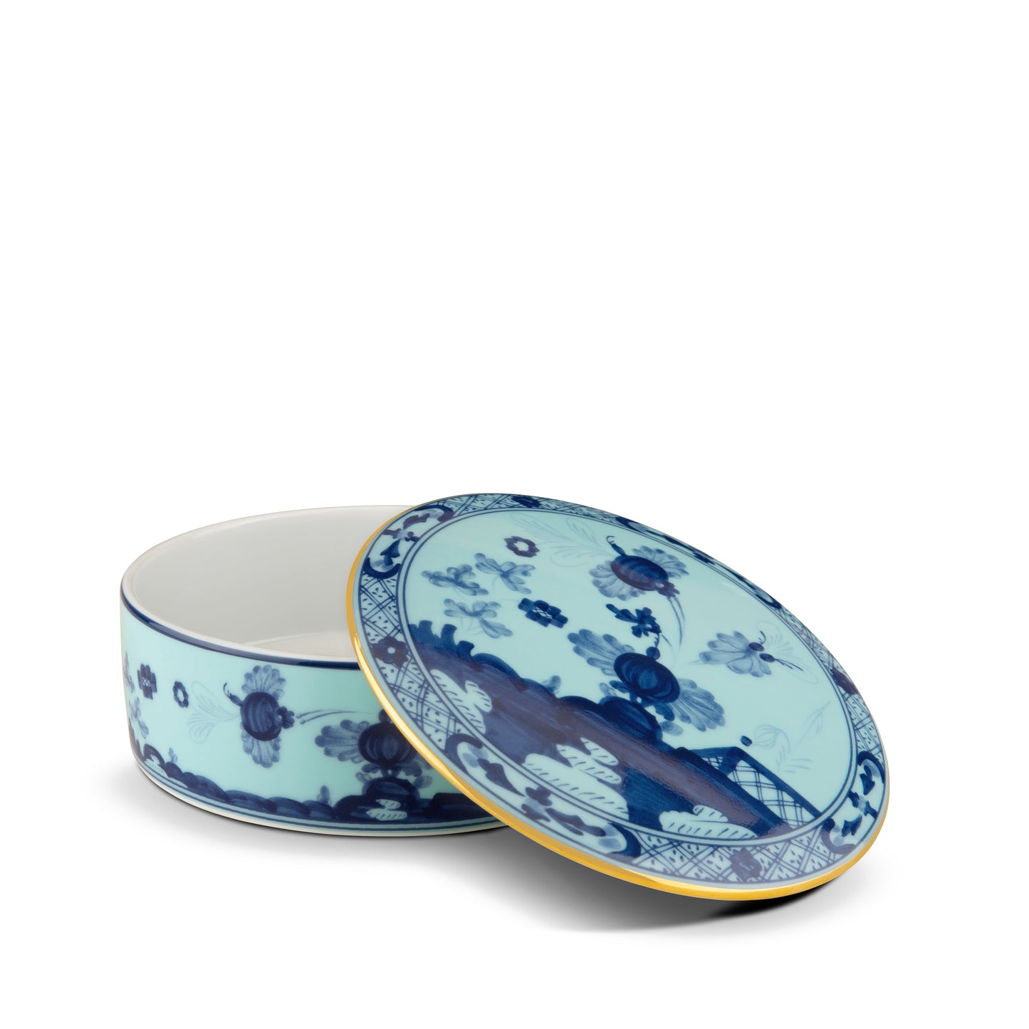Ginori 1735 Oriente Italiano Iris Rectangular Trinket Box