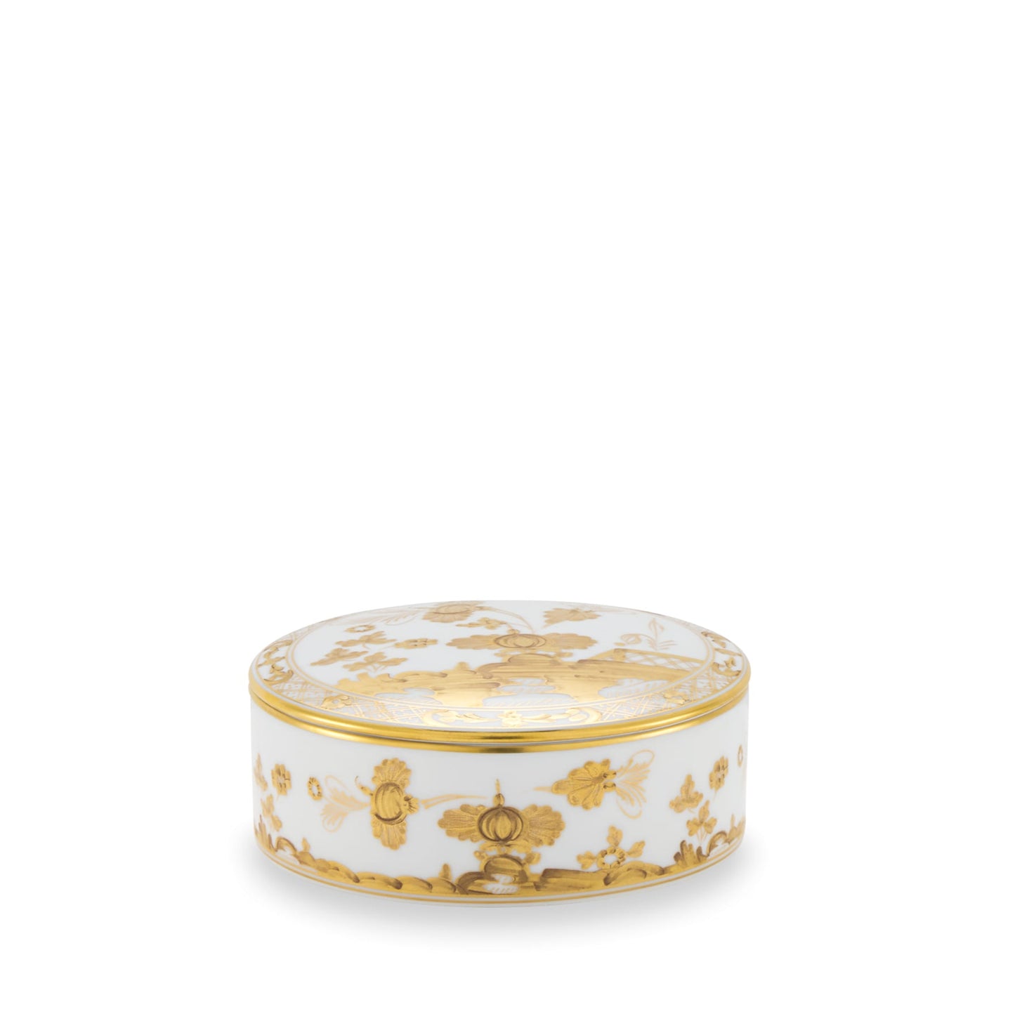 Ginori 1735 Oriente Italiano Aurum Round Trinket Box