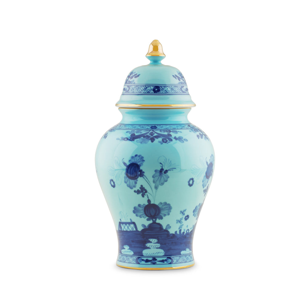 Ginori 1735 Oriente Italiano Iris Potiche Vase