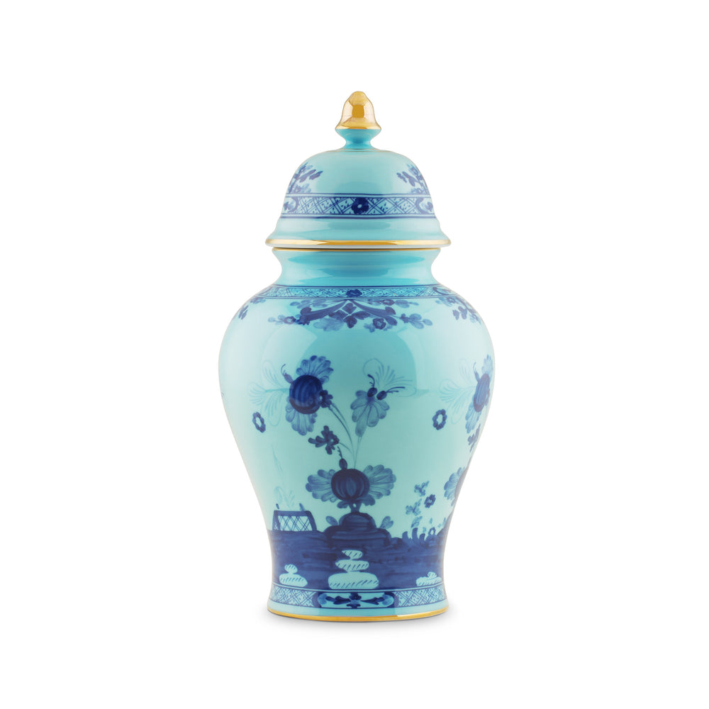 Ginori 1735 Oriente Italiano Iris Potiche Vase