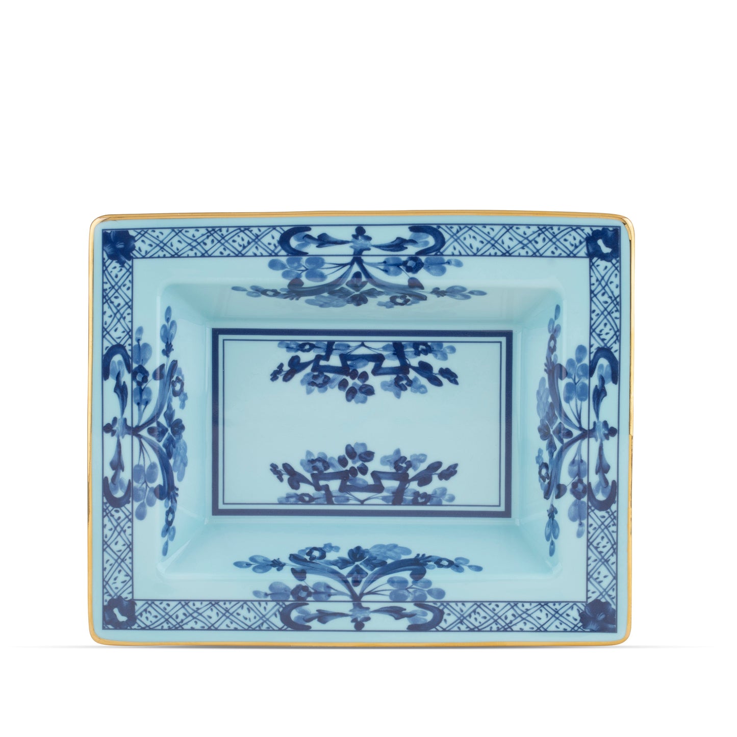 Ginori 1735 Oriente Italiano Iris Rectangular Change Tray