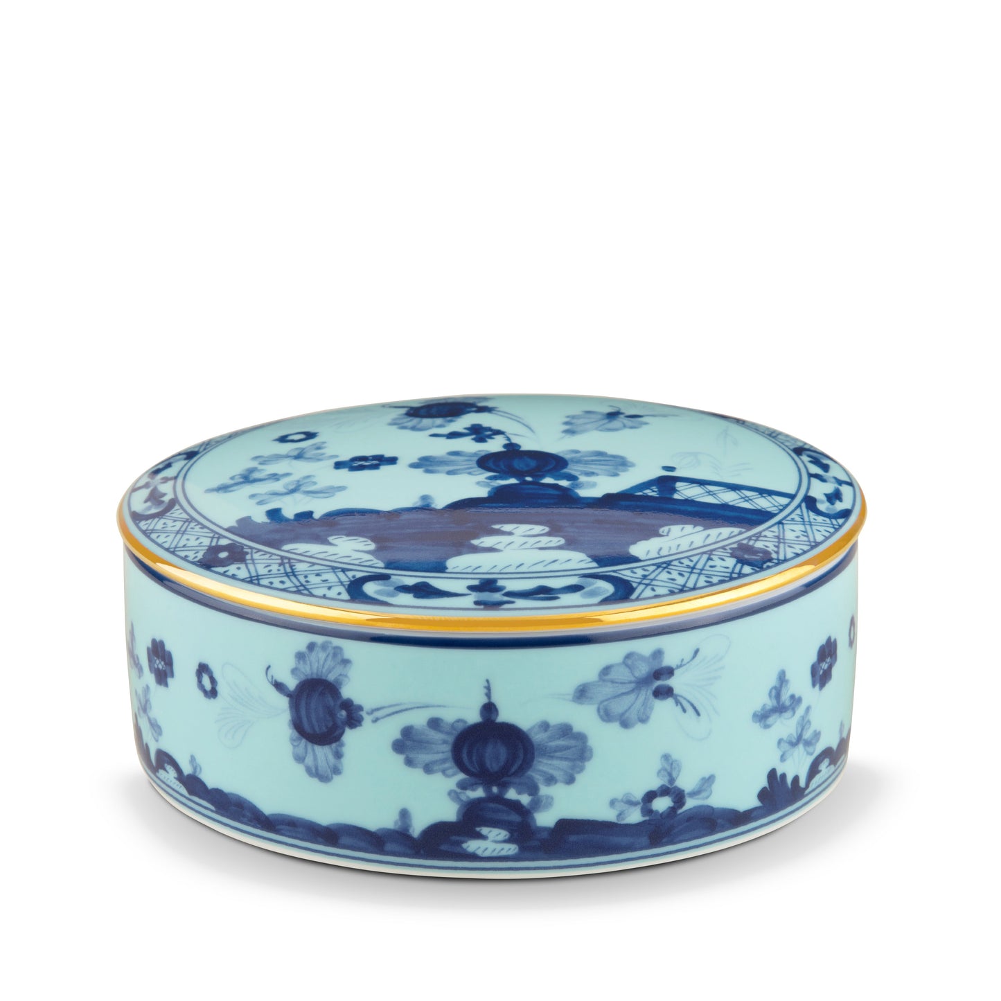 Ginori 1735 Oriente Italiano Iris Rectangular Trinket Box