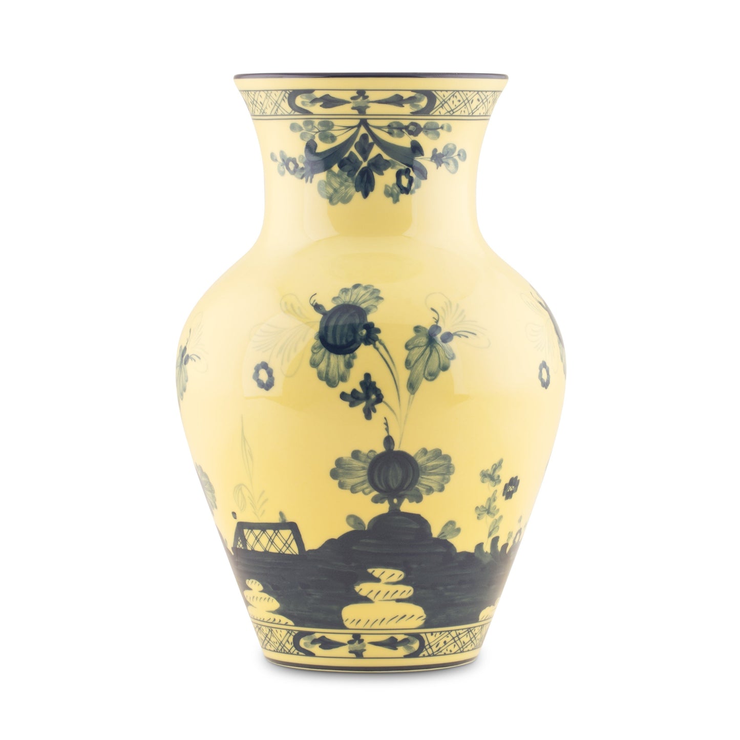 Ginori 1735 Oriente Italiano Citrino Ming Vase