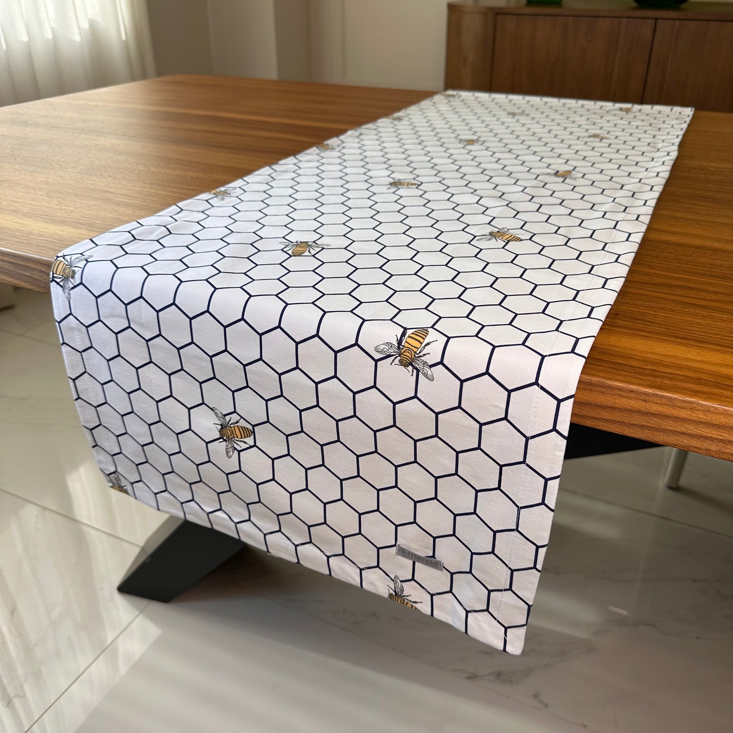 Honeycomb Bees Table Runner
