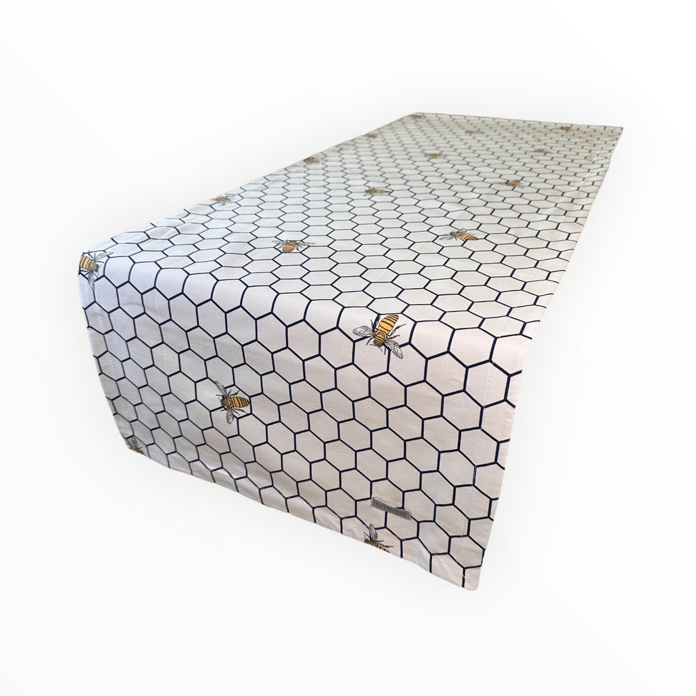 
                      
                        Honeycomb Bees Table Runner
                      
                    