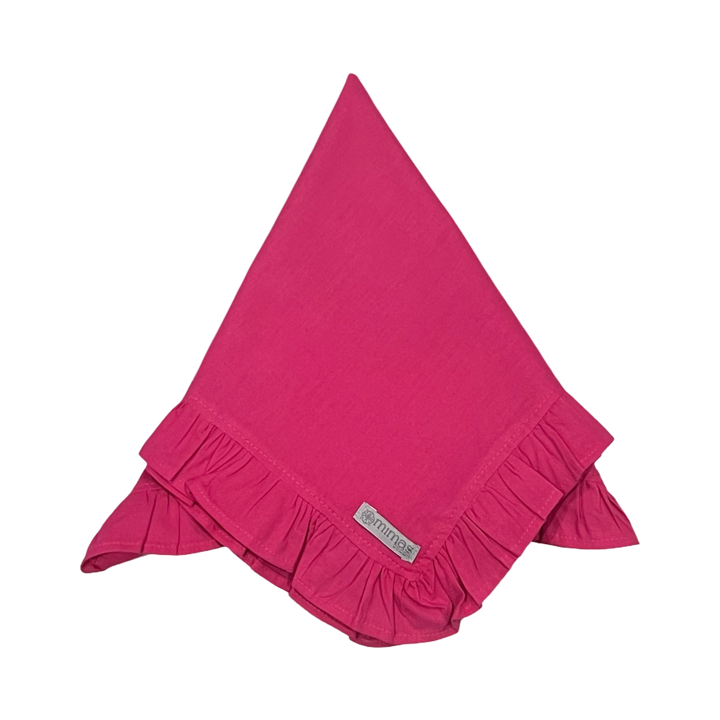 Hot Pink Ruffle Cotton Napkin