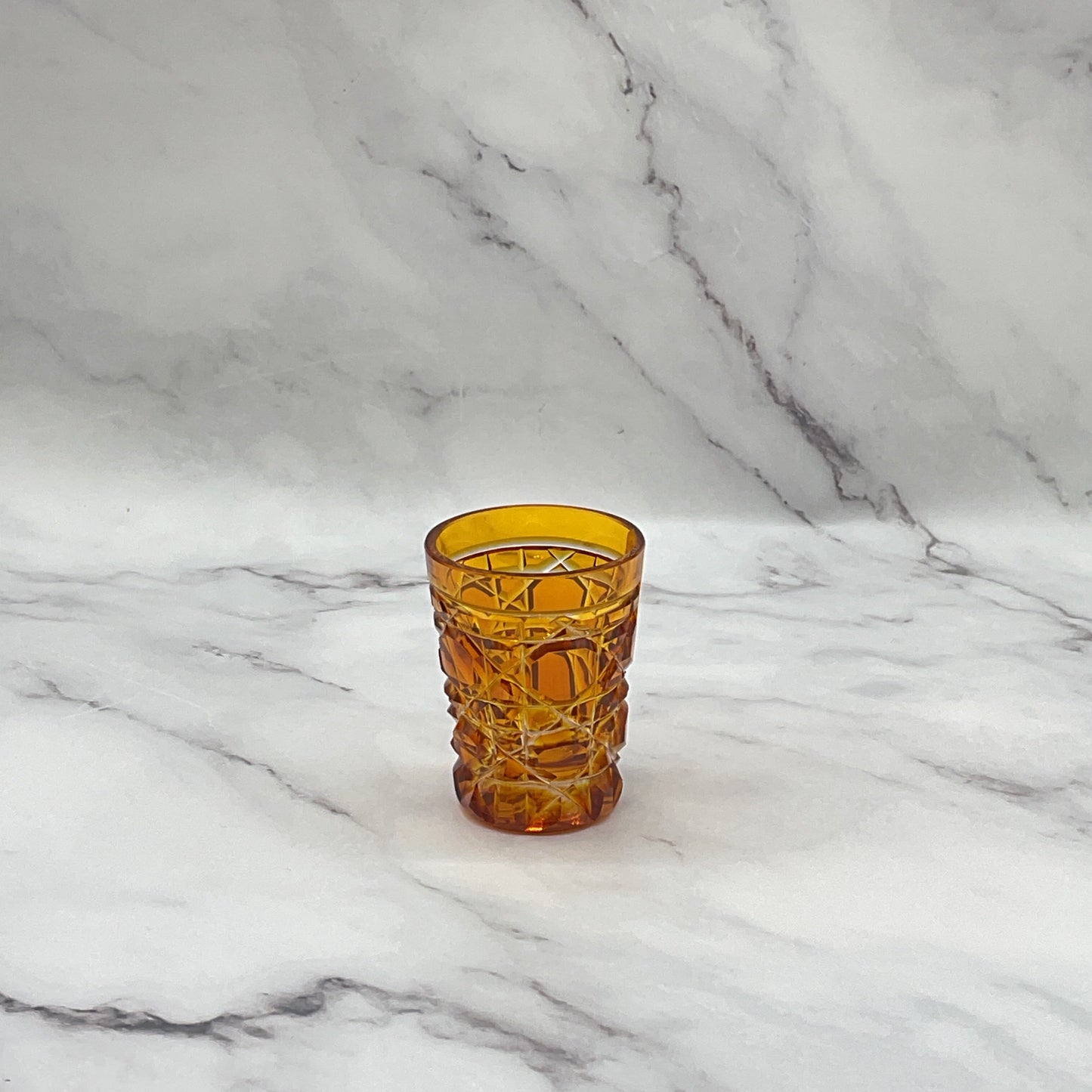 House of Braganza Engraved Royal Crystal Shot Glass - Ambar