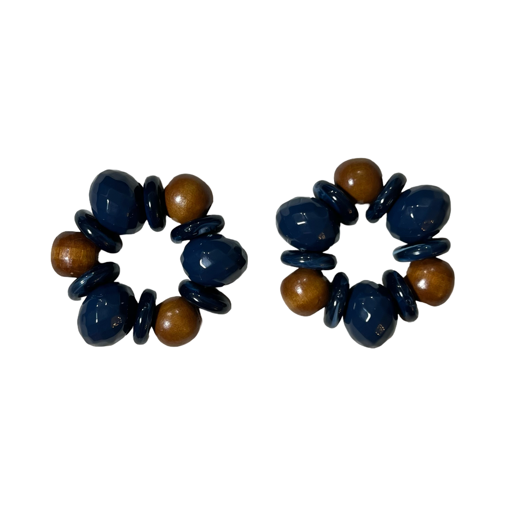 
                      
                        Coastal Rustic Navy Blue Napkin Ring
                      
                    