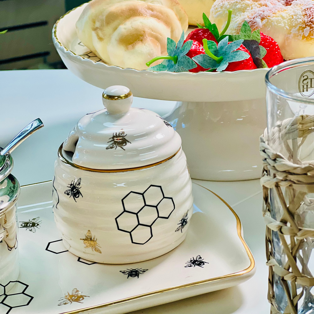 Luiz Salvador HoneyComb Honey Pot