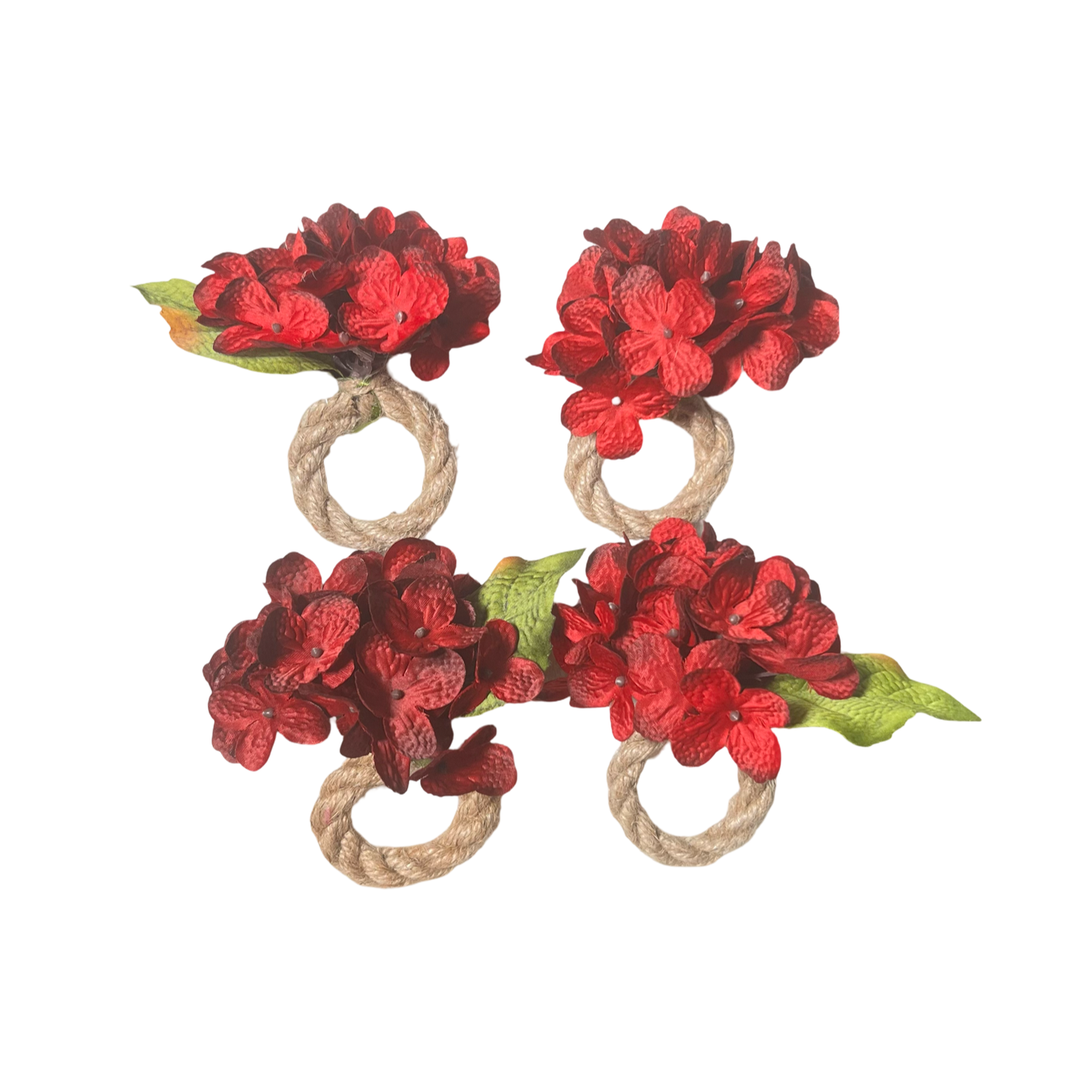 Marsala Hydrangea Napkin Ring