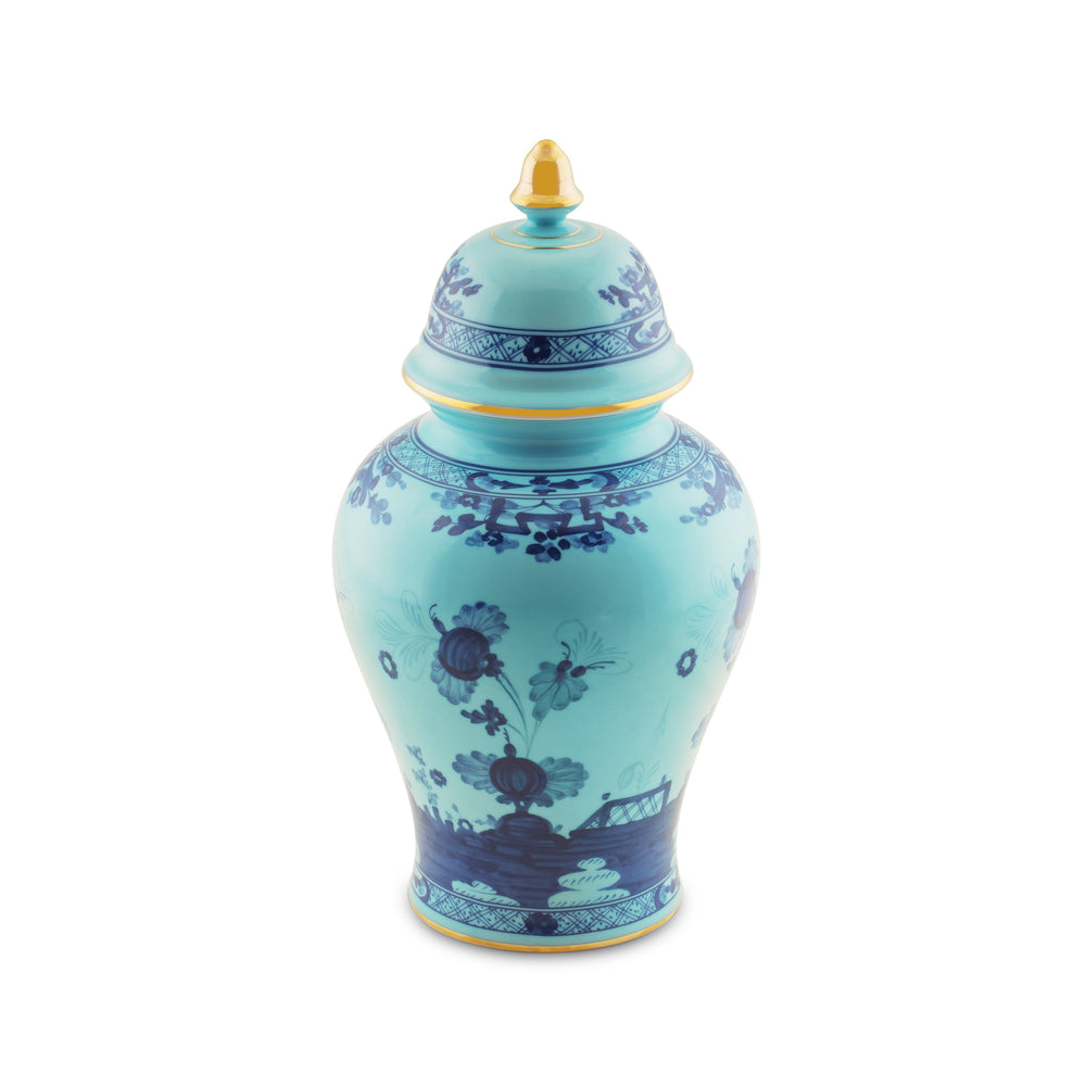 
                      
                        Ginori 1735 Oriente Italiano Iris Potiche Vase
                      
                    