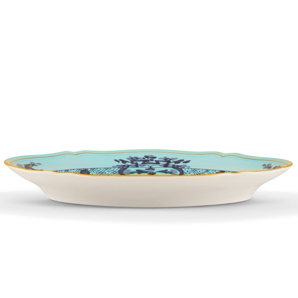 
                      
                        Ginori 1735 Oriente Italiano Iris Oval Platter
                      
                    