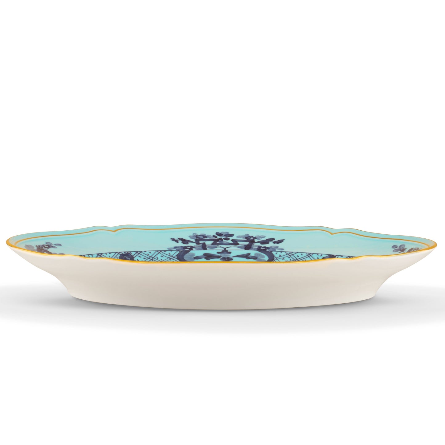 Ginori 1735 Oriente Italiano Iris Oval Platter