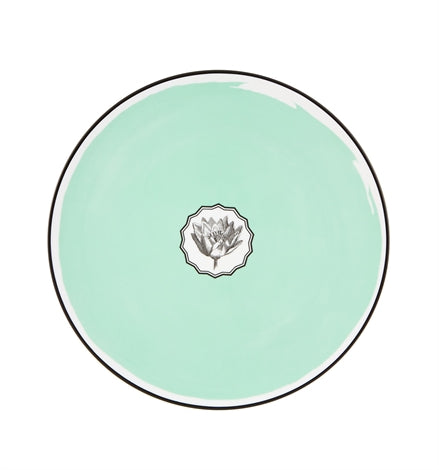 Vista Alegre Herbariae Green Charger Plate