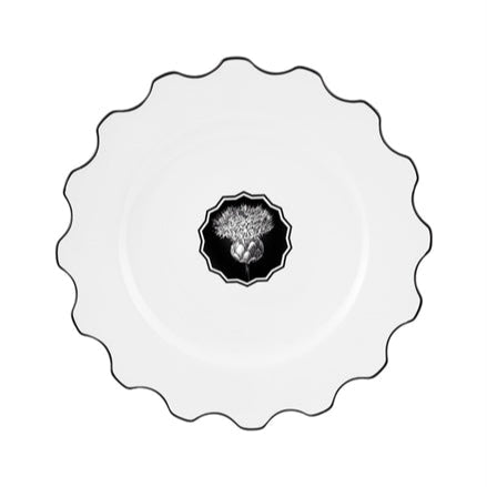 Vista Alegre Herbariae White Dinner Plate