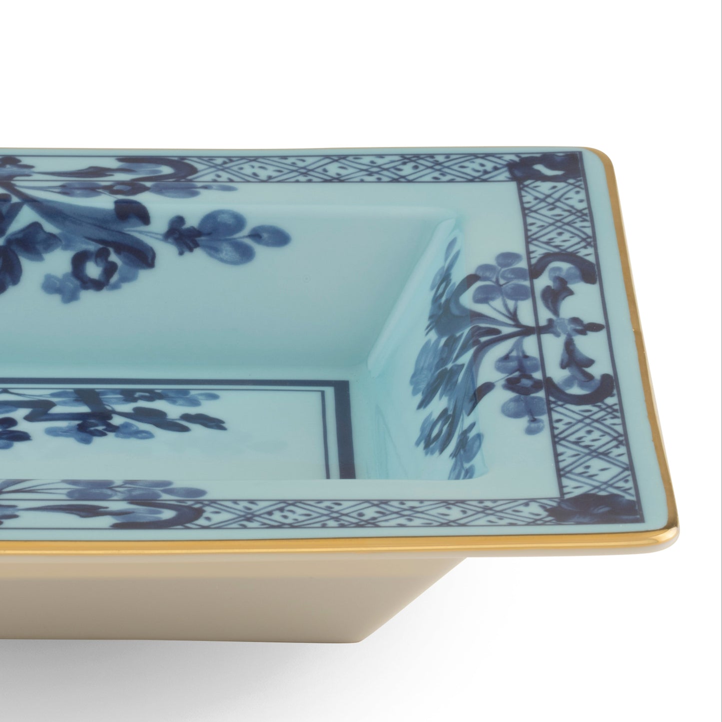 Ginori 1735 Oriente Italiano Iris Rectangular Change Tray