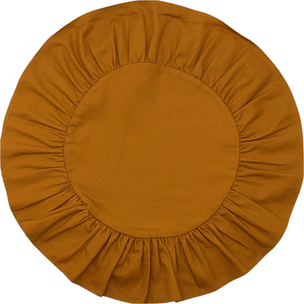 
                      
                        Caramel Round Ruffle Placemat
                      
                    