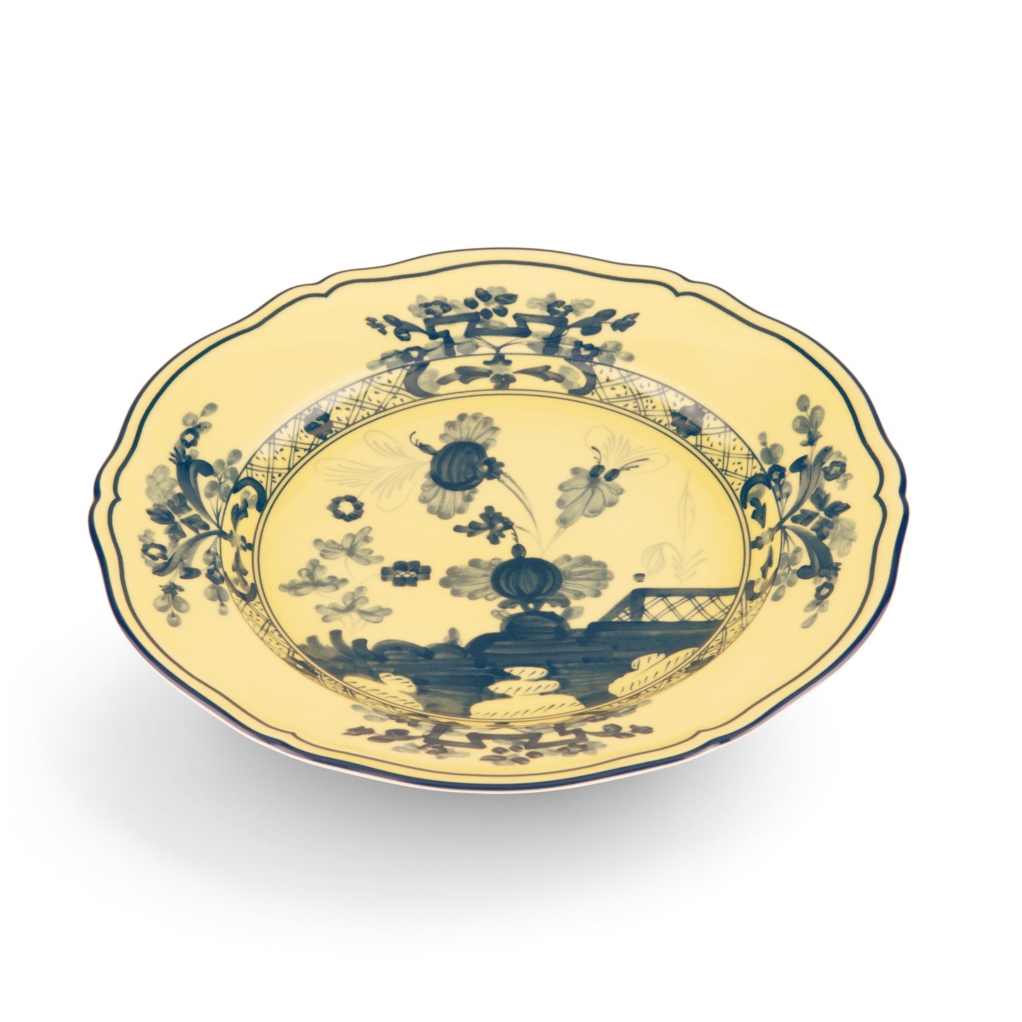 Ginori 1735 Oriente Italiano Citrino Dessert Plate