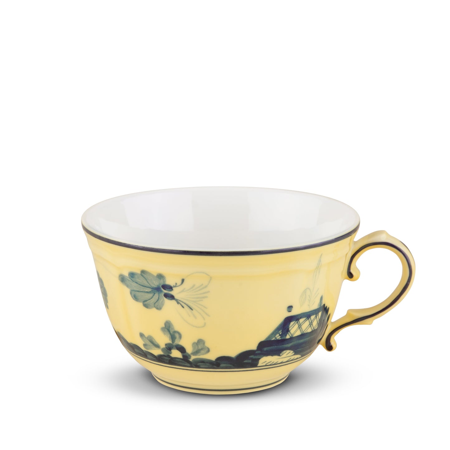 Ginori 1735 Oriente Italiano Citrino Tea Cup and Saucer