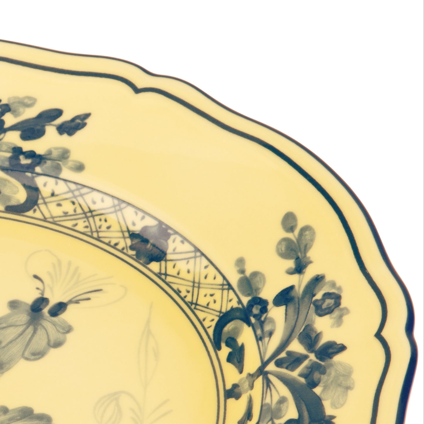 Ginori 1735 Oriente Italiano Citrino Dessert Plate