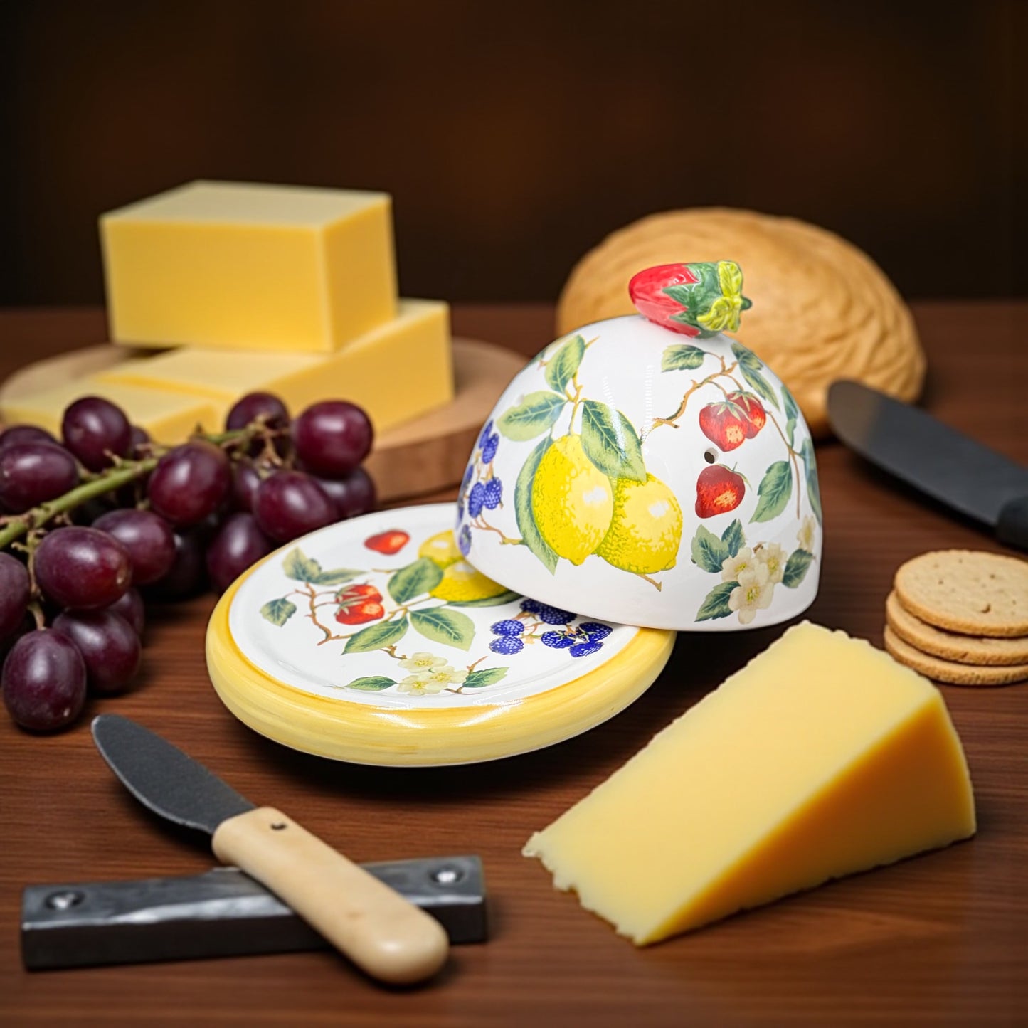 Luiz Salvador Fresh Garden Cheese Dome