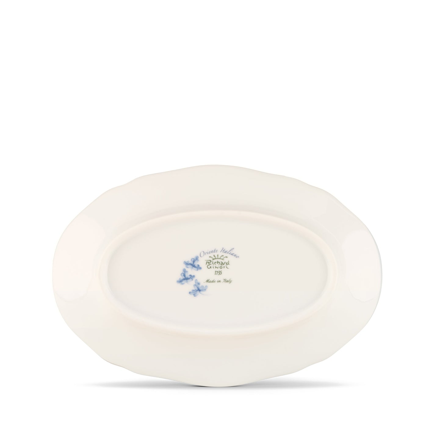 Ginori 1735 Oriente Italiano Malachite Oval Pickle Dish