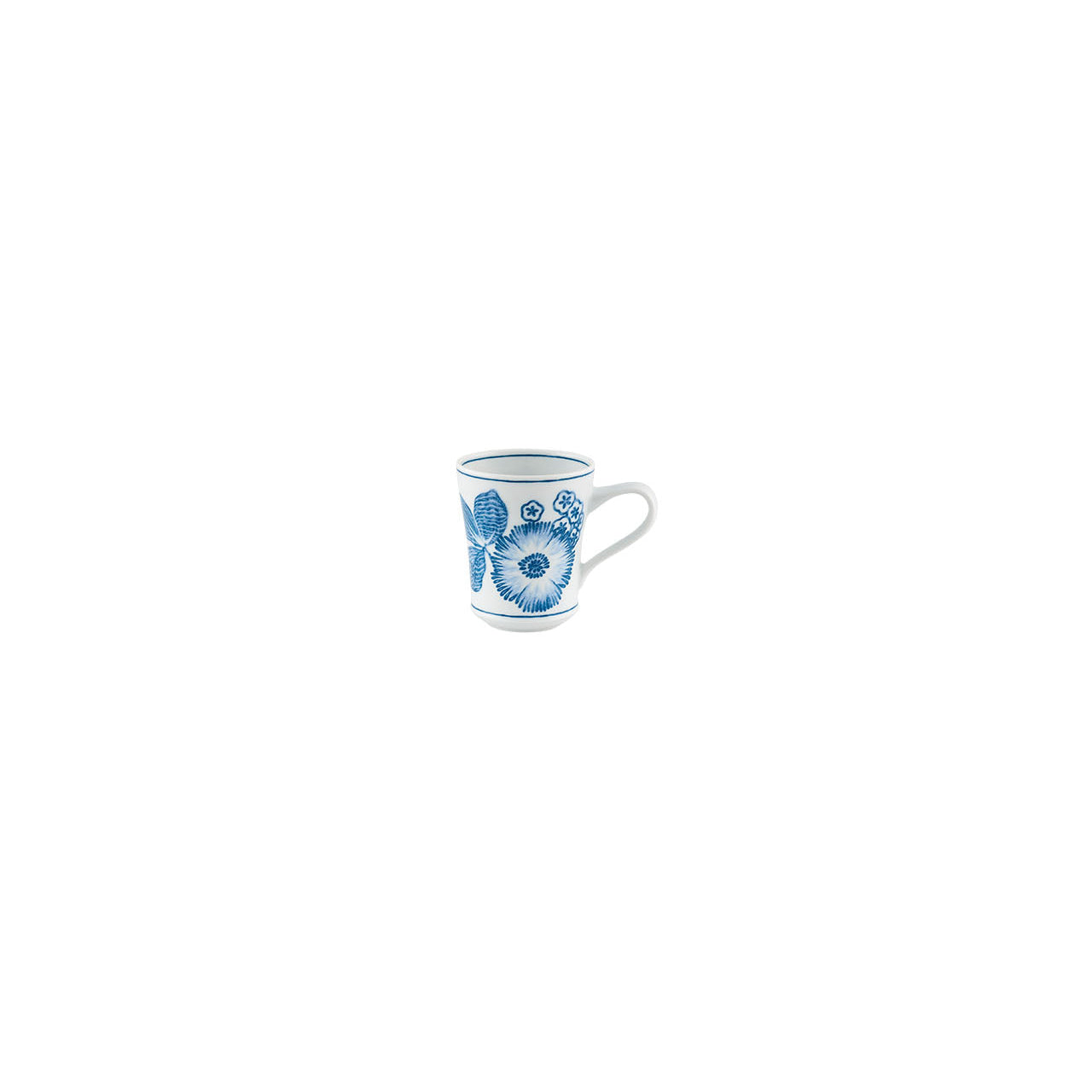 Vista Alegre Coralina Blue Coffee Cup and Saucer