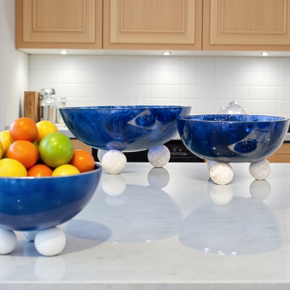 Nashi Home - Vera Allure Large Bowl - Azure