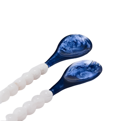Nashi Home Allure 2-Piece Serving Set - Azure