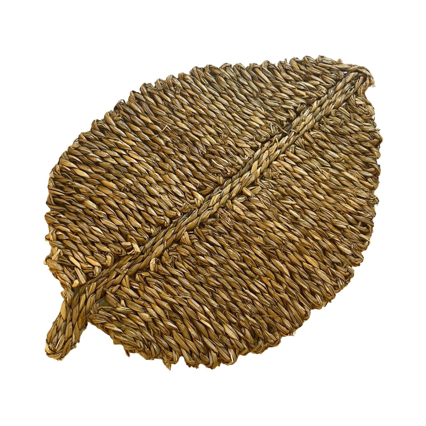 Natural Seagrass Leaf-shaped Placemat