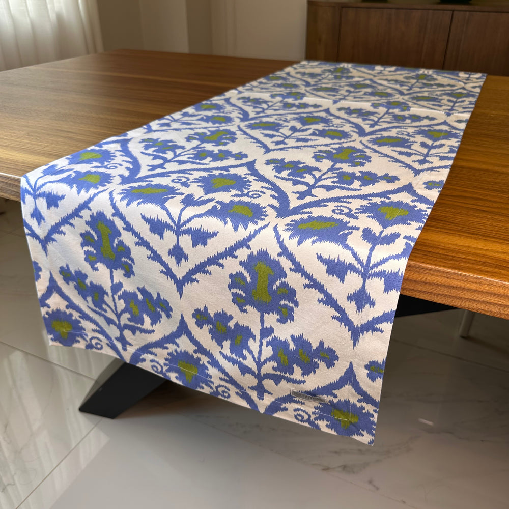 Paisley Provence Light Blue Table Runner