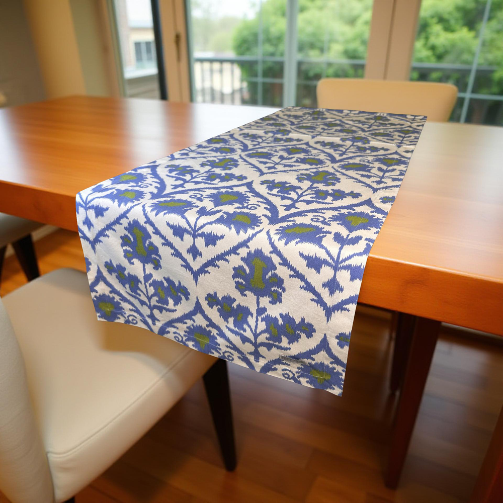 Paisley Provence Light Blue Table Runner