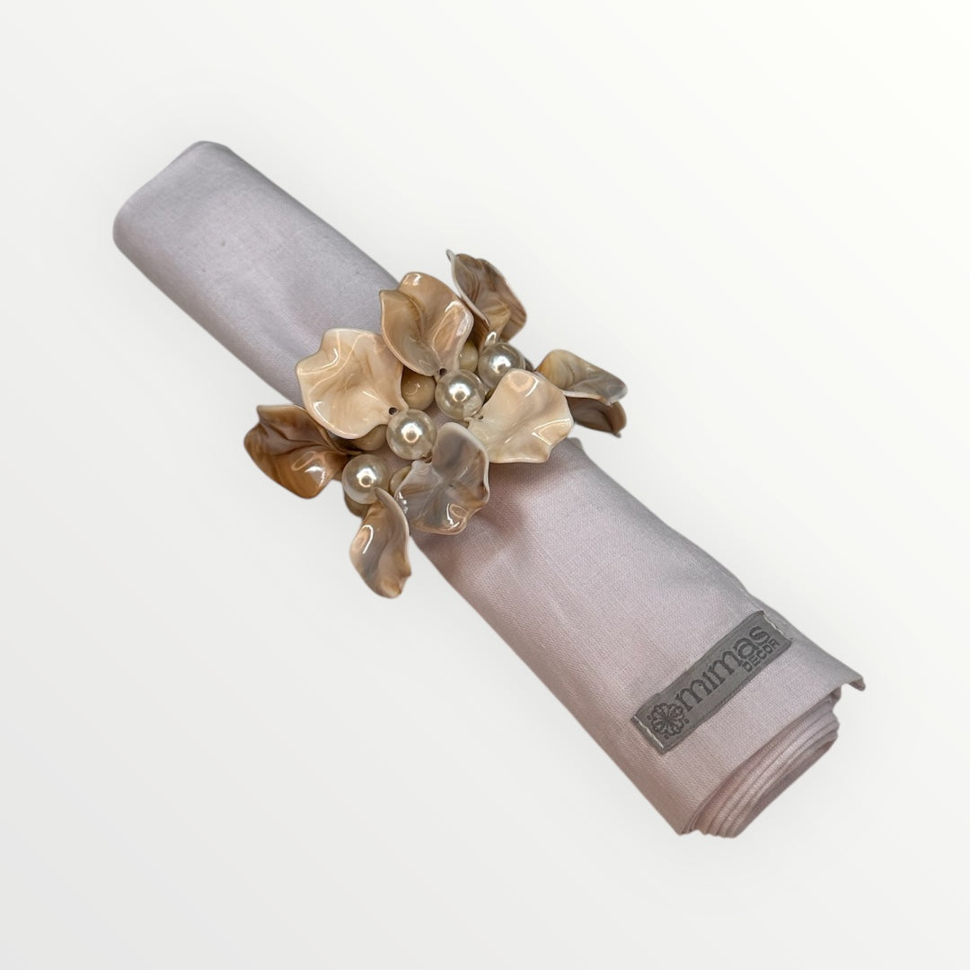 Petal Pearl Bloom Napkin Ring