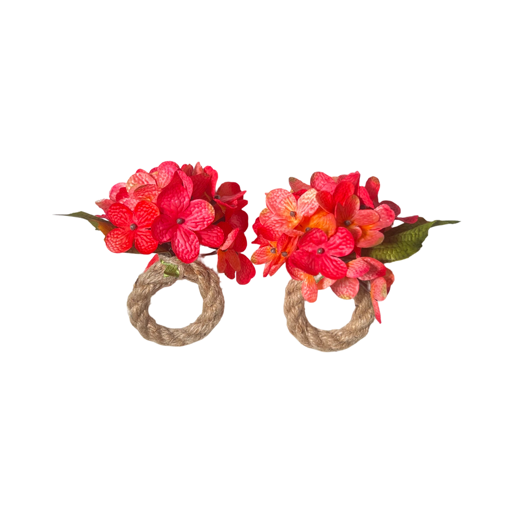 
                      
                        Pink Hydrangea Napkin Ring
                      
                    
